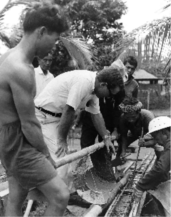 As part of the village self-help program in Vietnam